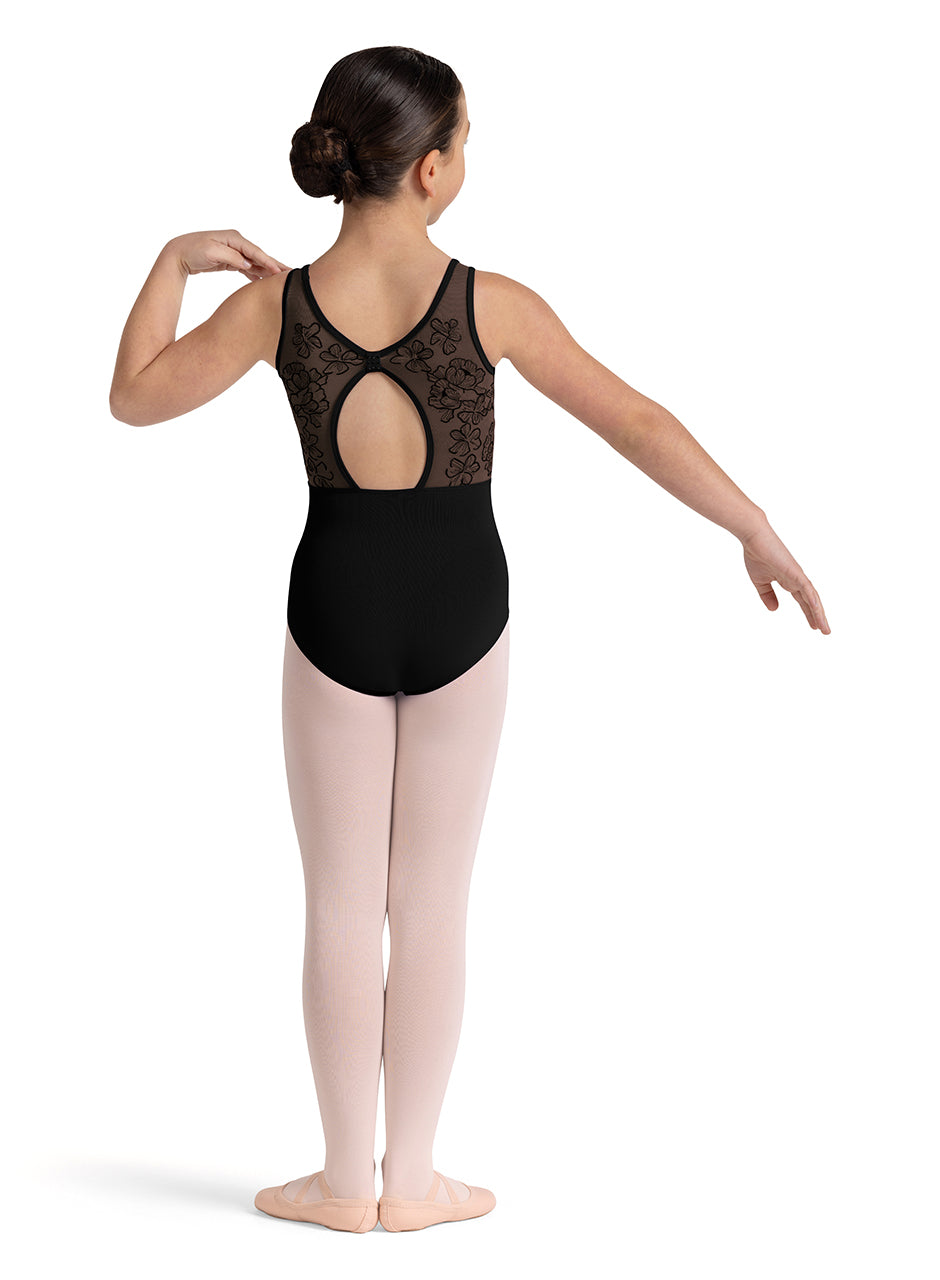 Bloch Embroidered Keyhole Tank Leotard - CL50005