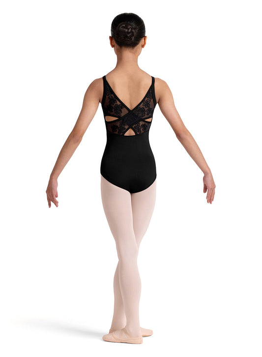Bloch Child Back Embroidered Cami Leotard - CL70004