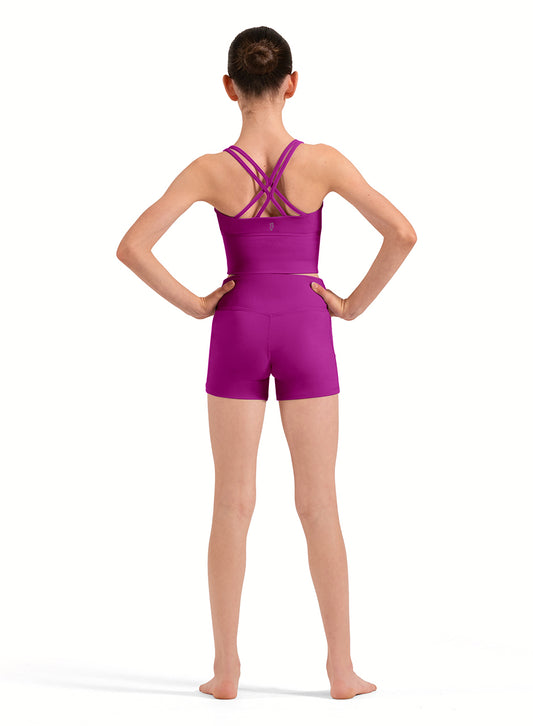 Bloch Rib Waistband Shorts CR90015 - back view