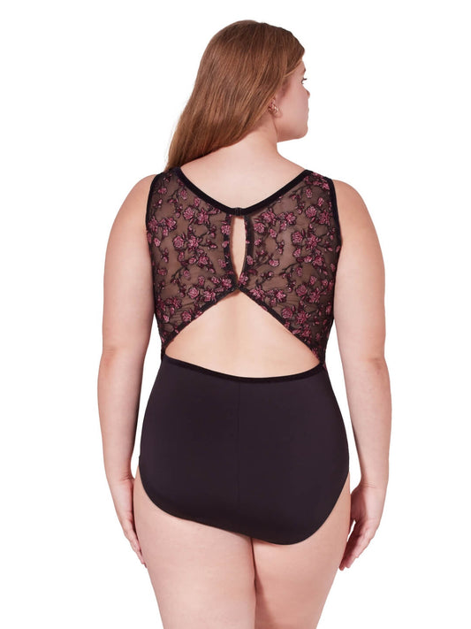 Capezio Ornate Romance Allure Mesh Back Leotard - F12401W, manufacturer photo