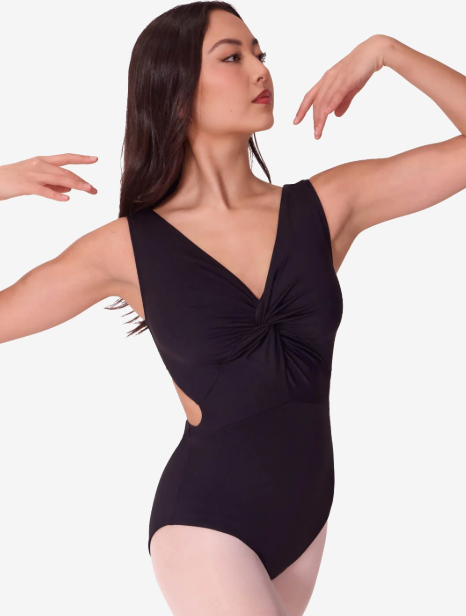 Capezio Soft Elegance Twist Front Leotard - EL104W