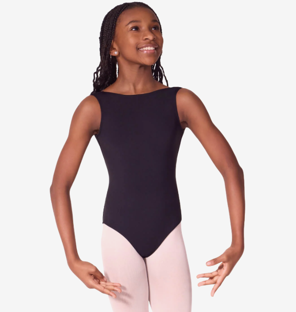 Capezio Soft Elegance Boat Neck Leotard Tween - EL105T