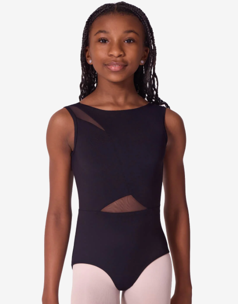 Capezio Soft Elegance Asymmetrical Boatneck Leotard Tween - EL106T