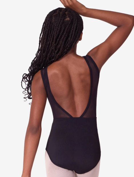 Capezio Soft Elegance Asymmetrical Boatneck Leotard Tween - EL106T