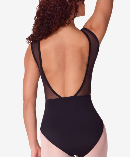 Capezio Soft Elegance Asymmetrical Boatneck Leotard - EL106W