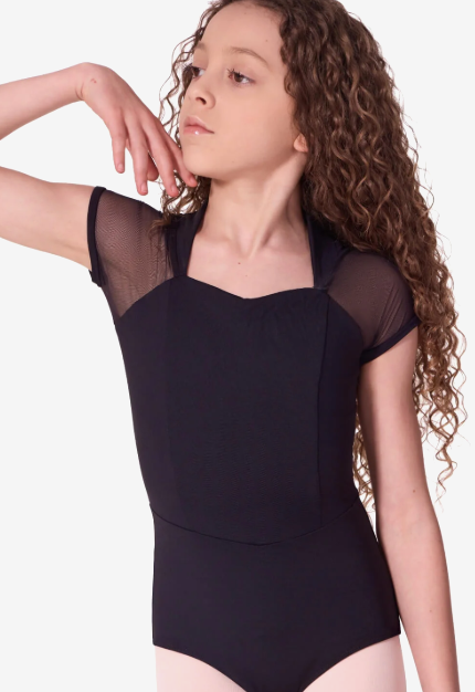 Capezio Soft Elegance Corset Short Sleeve Leotard Tween - EL108T