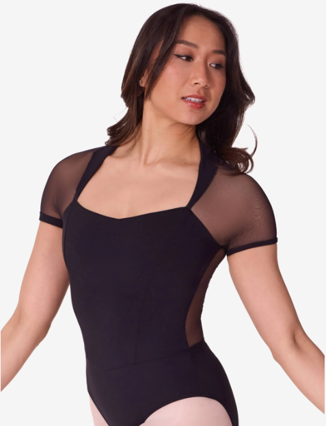 Capezio Soft Elegance Corset Short Sleeve Leotard - EL108W