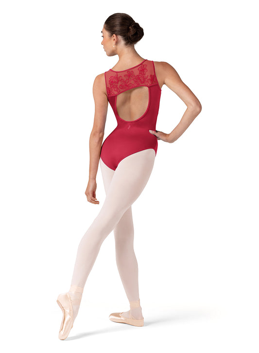 Bloch Child Embroidered Square Neck Leotard - TWL50003