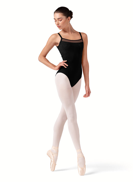 Bloch Front/Back Embroidered Cami Leotard - L70002