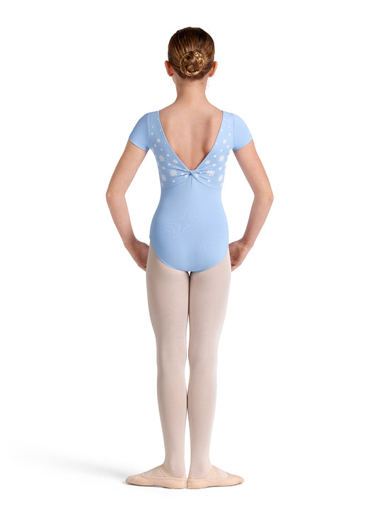 Mirella Child Twist Back Cap Sleeve Leotard - M20005C