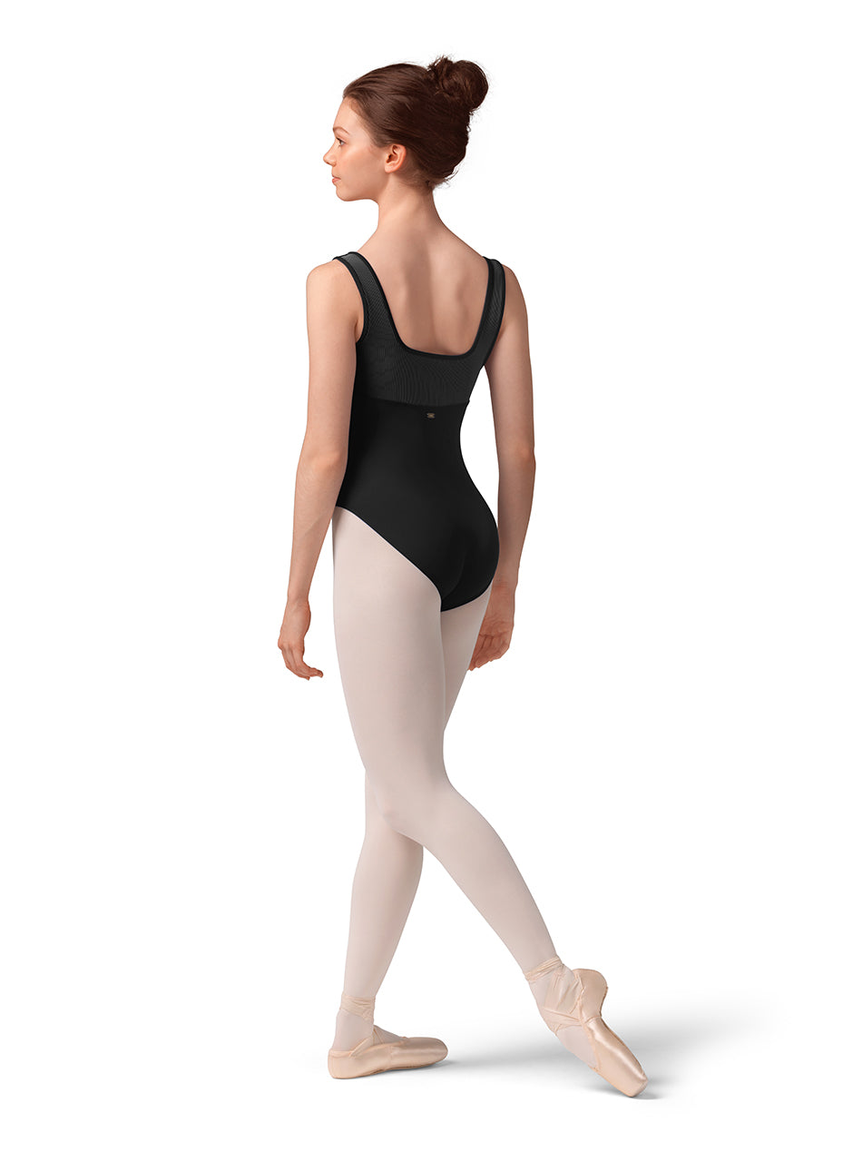 Mirella Wide Strap Tank Leotard - M50001LM