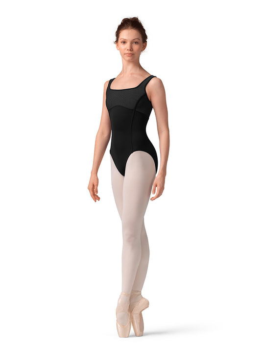 Mirella Wide Strap Tank Leotard - M50001LM