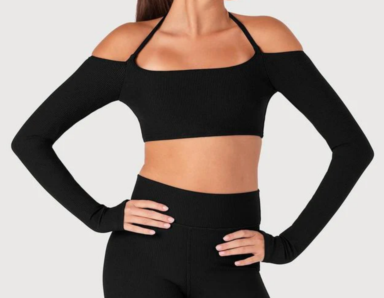 Bloch Girls Rib Bolero Crop Top Z55774G