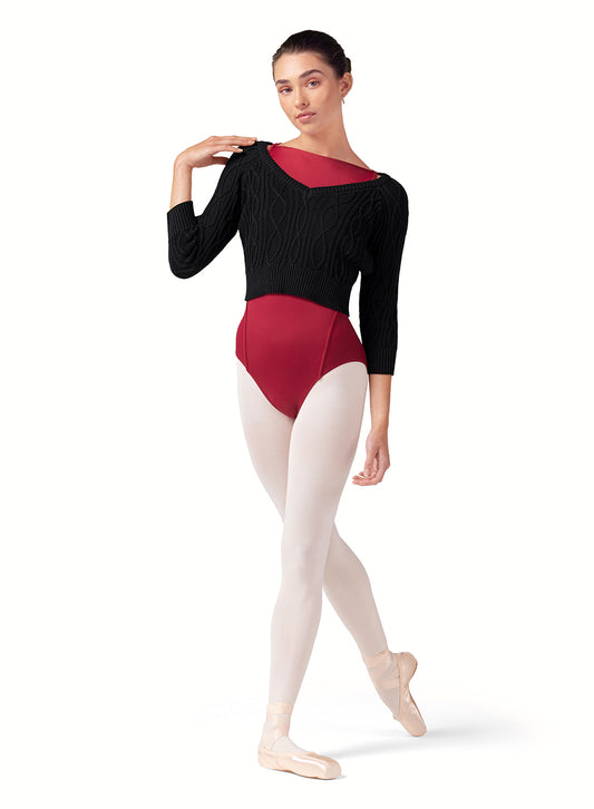 Bloch V-Neck Raglan Knit - Z30013