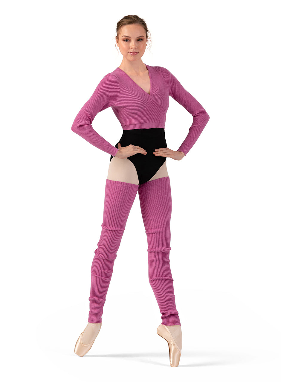 Bloch Knit Wrap Sweater - Z30018