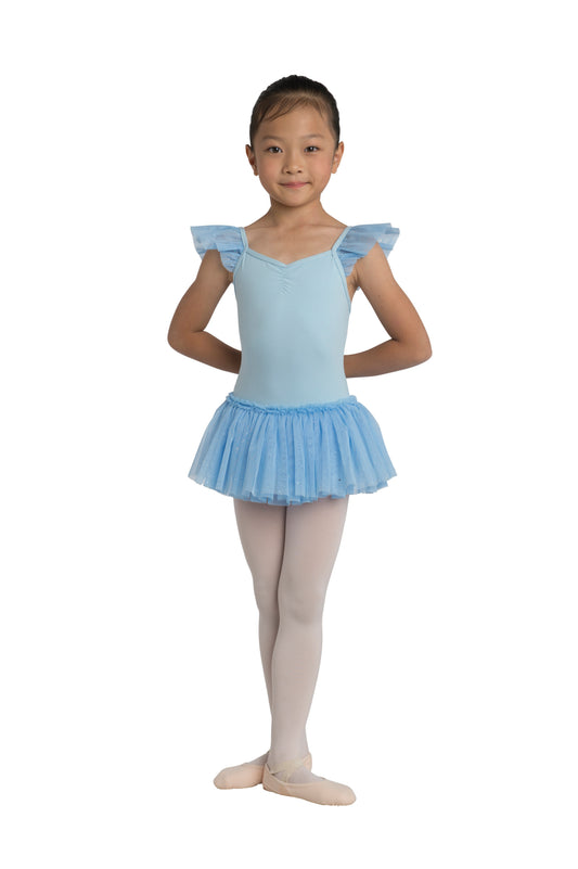 DANZNMOTION Flutter Sleeve Dress - 2462C, manufacturer photo