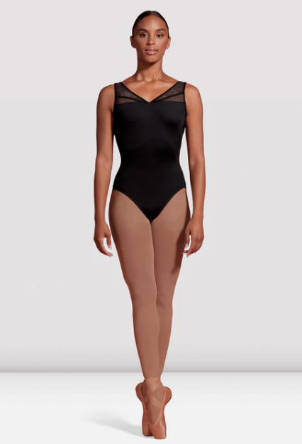 Mirella V Neckline Open Back Tank Leo - M3099LM