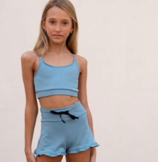 Honeycut Ruffle Short - BAQ219