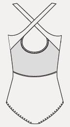 Bloch Cross Back Cami - L4325B