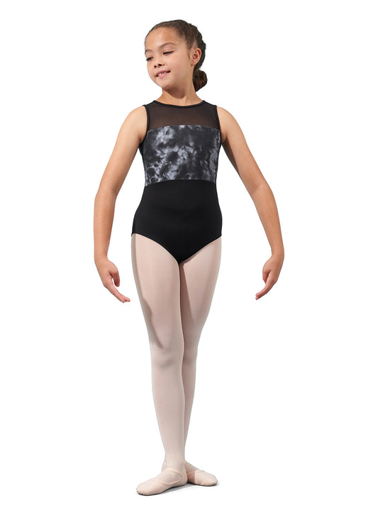 Mirella High Neck Watercolor Leotard - M483C