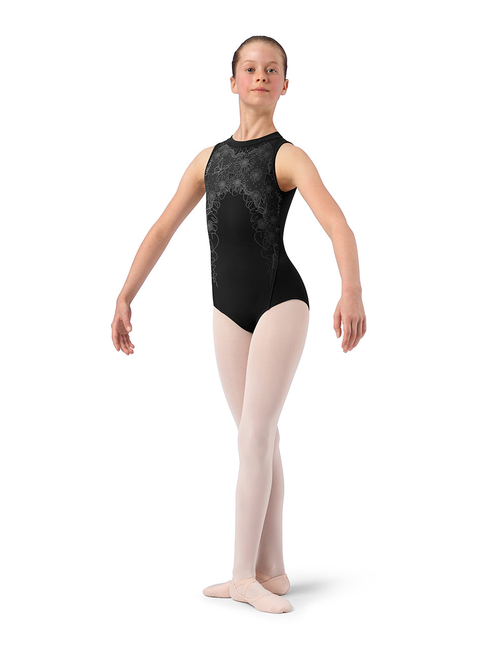 Bloch Lace Mesh Tank Leo - CL4185