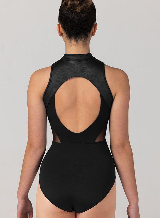 Bloch Zip Front Halter Leotard - L0555