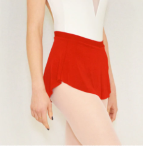 Bullet Pointe Skirt - Red