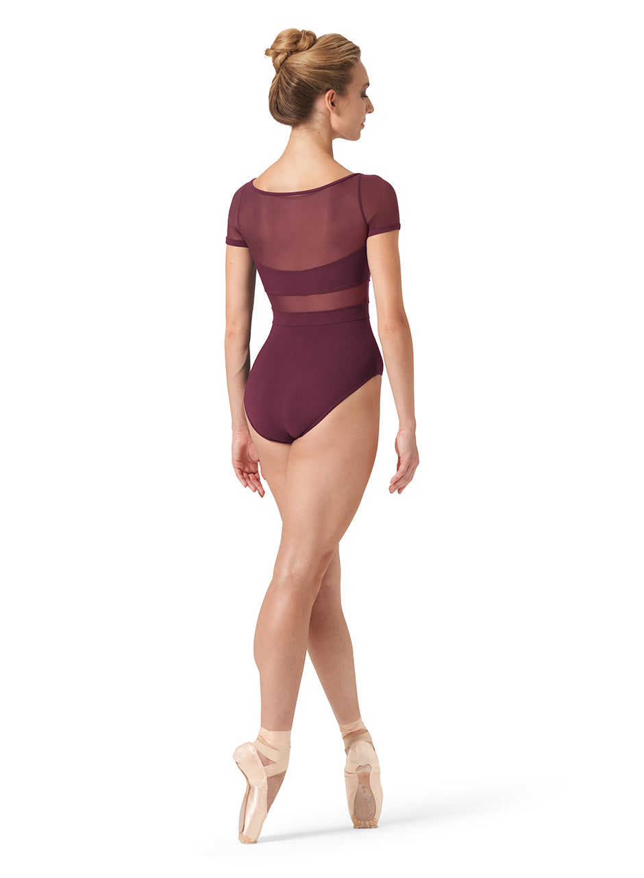 Bloch Paneled Body Cap Sleeve Leotard - L0522B