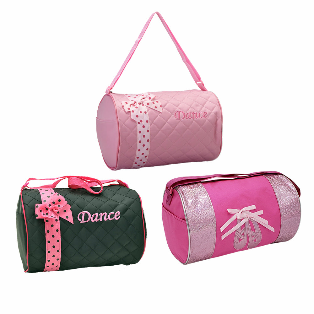 TYVM Dot Ribbon/Glitter Ballet Shoe Duffle - 44012