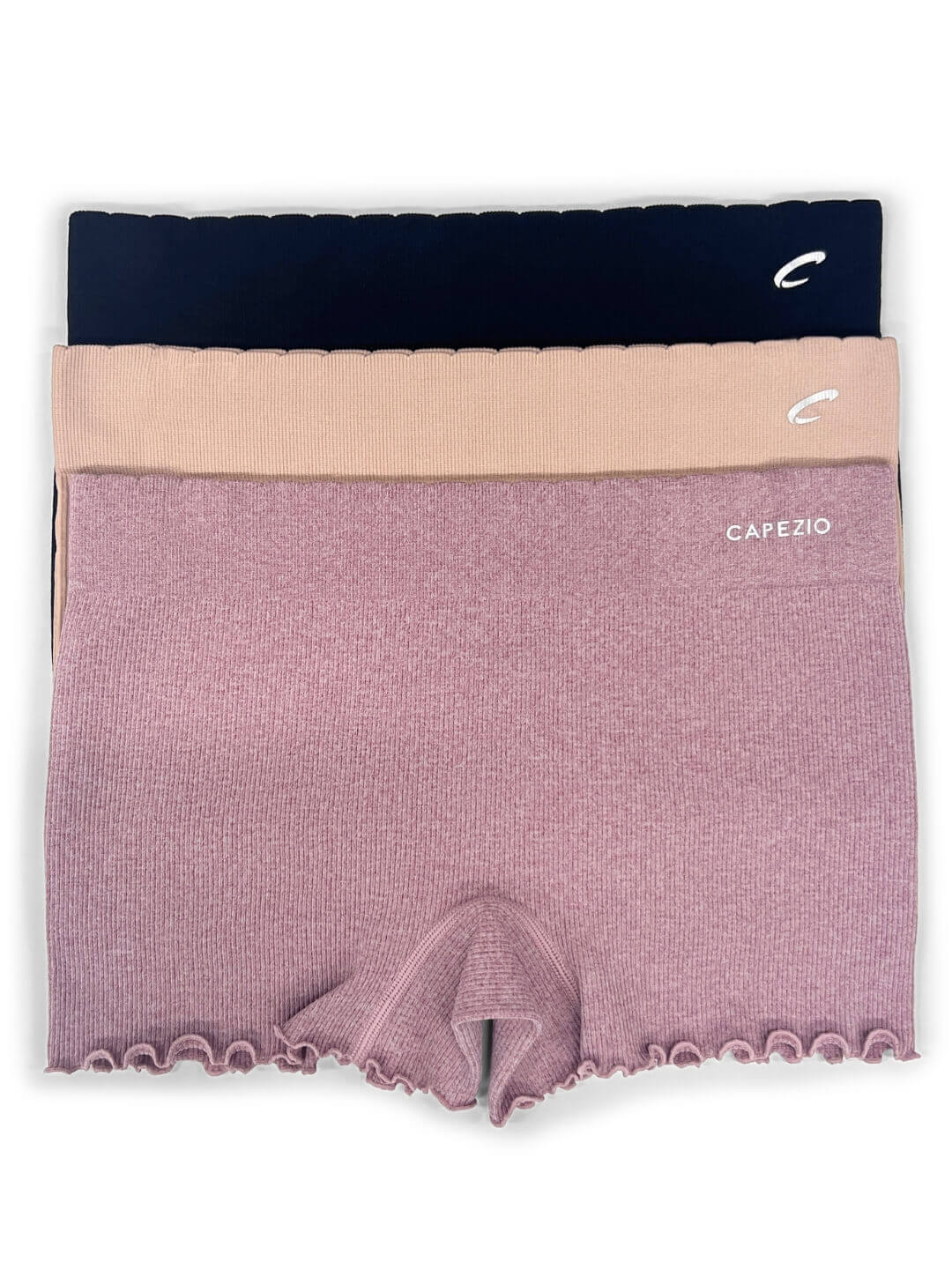 Capezio Seamless Ribbed Shortie (3 Pack) - RU2001
