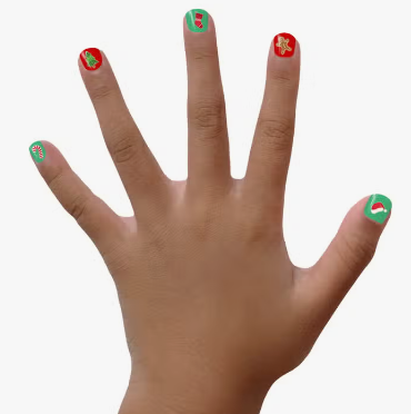 Piggy Paint Christmas Cutie 3D Nail Art