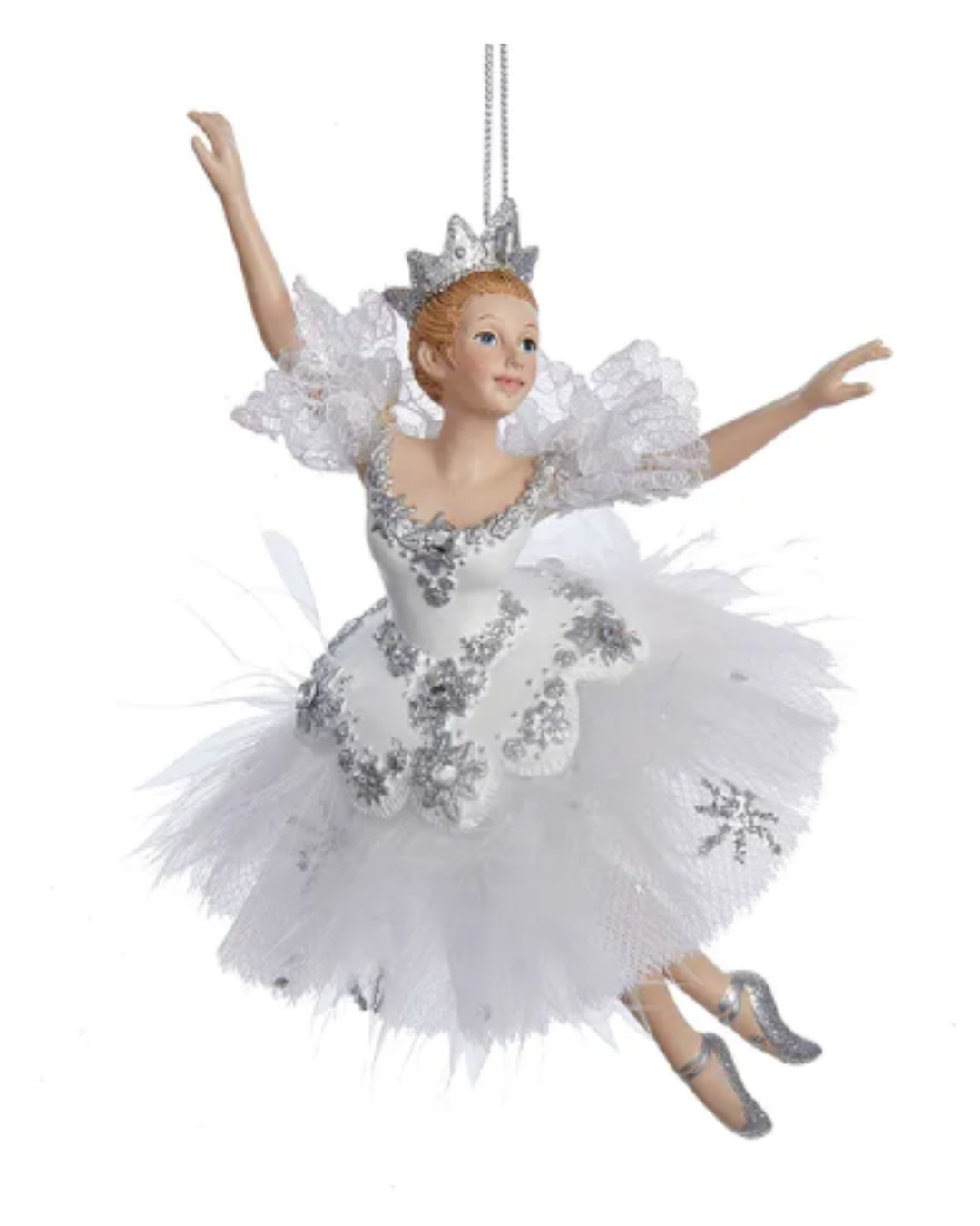 Kurt Adler Nutcracker Suite "Snow Queen Ballerina" Ornament