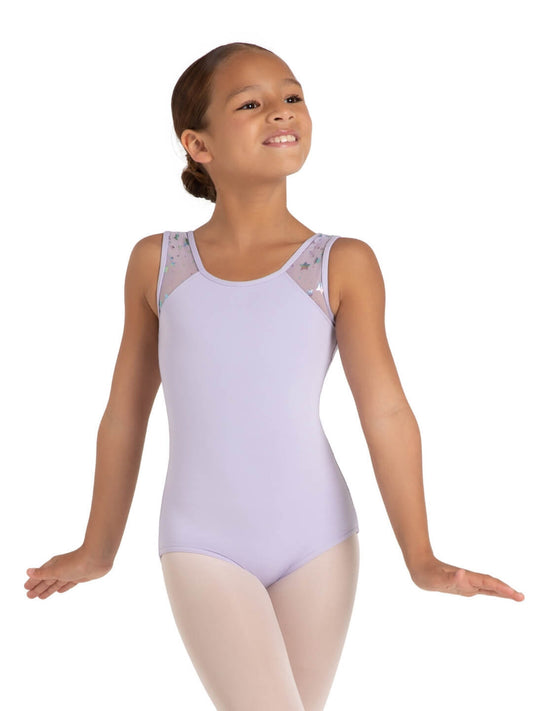 Capezio Child Mars Mesh Back Leotard - 12104C Black