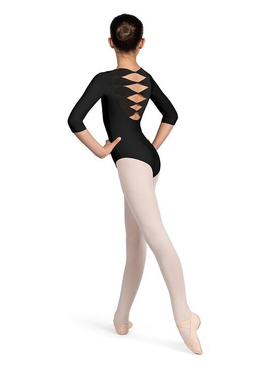 Mirella Glow Girl 3/4 Sleeve Leotard - M122C