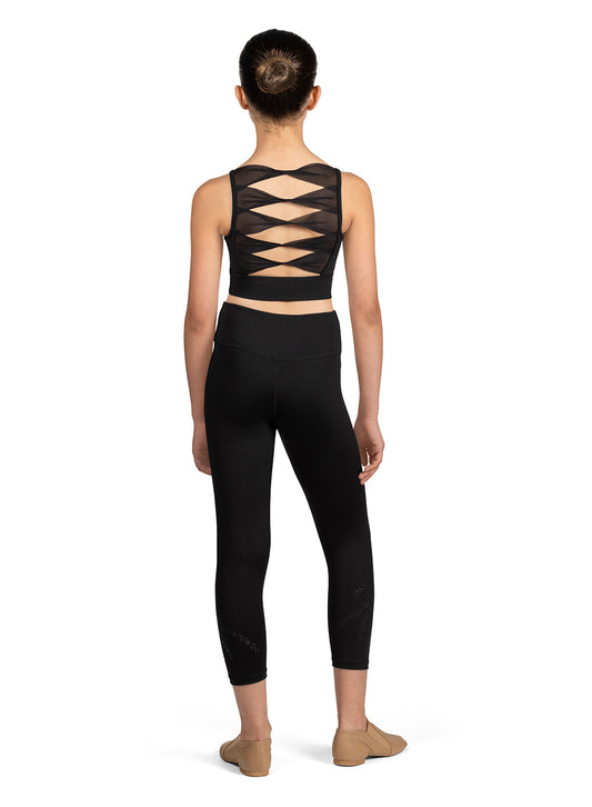 Mirella Glow Girl Twist Back Crop Top - M1250C