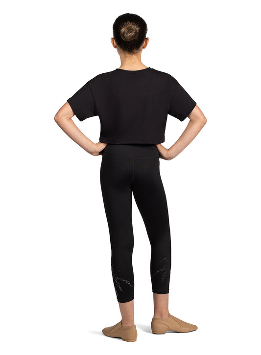 Mirella Glow Girl Ballerina Crop Tee - M1563C