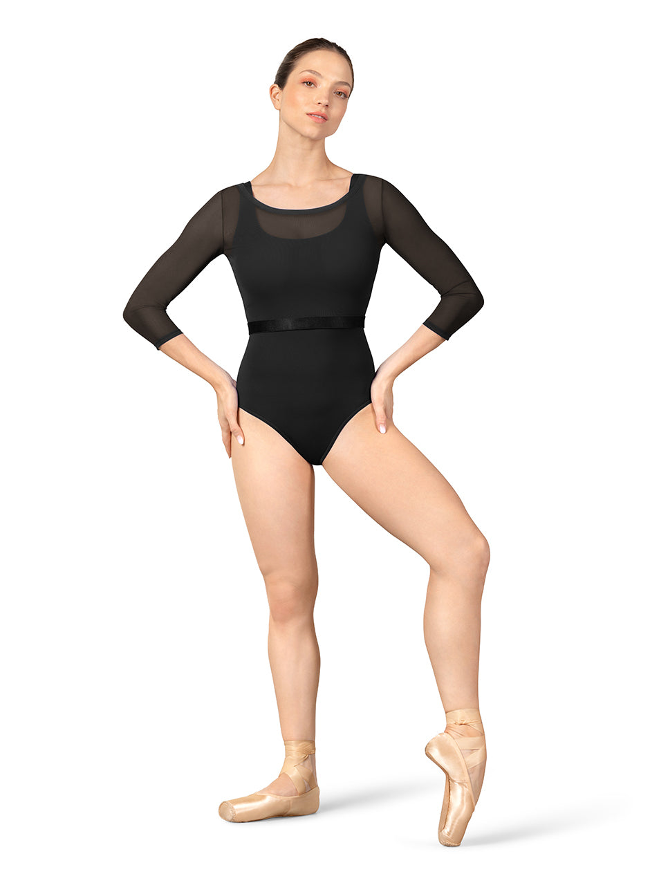 Mirella 3/4 Sleeve Mesh Top - M7064L