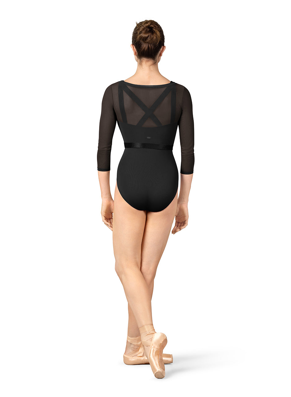 Mirella 3/4 Sleeve Mesh Top - M7064L