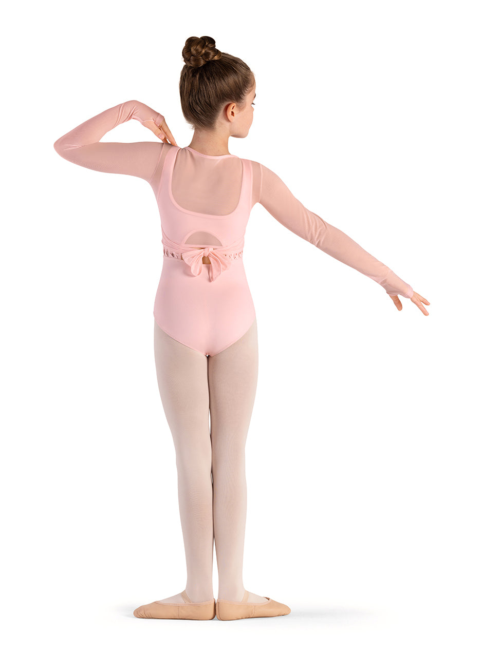 Bloch Girls Henny Mesh Wrap Top - CZ8469