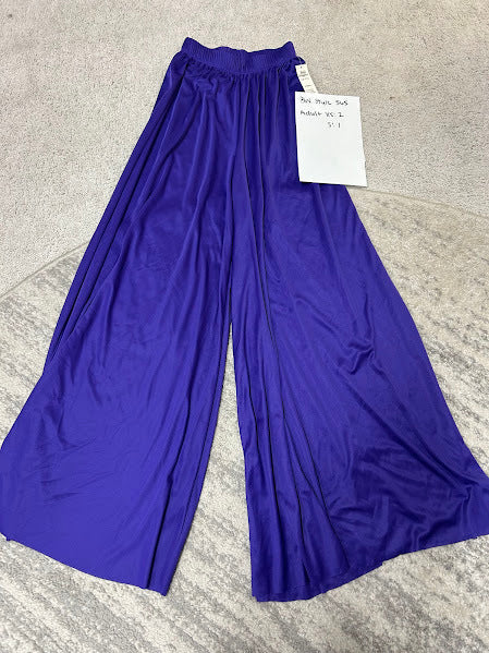 Body Wrappers Purple Palazzo Pant Adult - 565