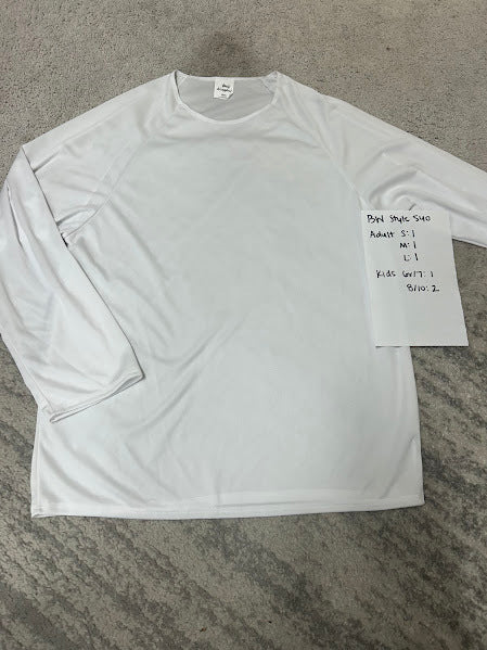 Body Wrappers Praise Dance White Long Sleeve Shirt - 540