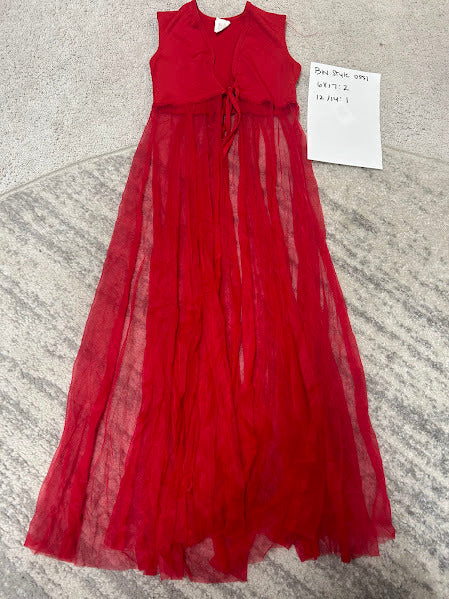 Body Wrappers Red Kids Streamer Vest - 0551