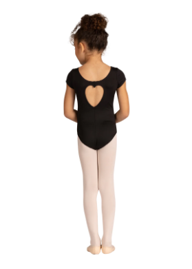 DANZNMOTION Amara Heart Cap Sleeve Leotard - 24127C
