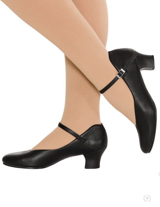Eurotard Child Pivot Character Shoe - A2213C Black in eurotard-child-pivot-character-shoe-a2213c-black