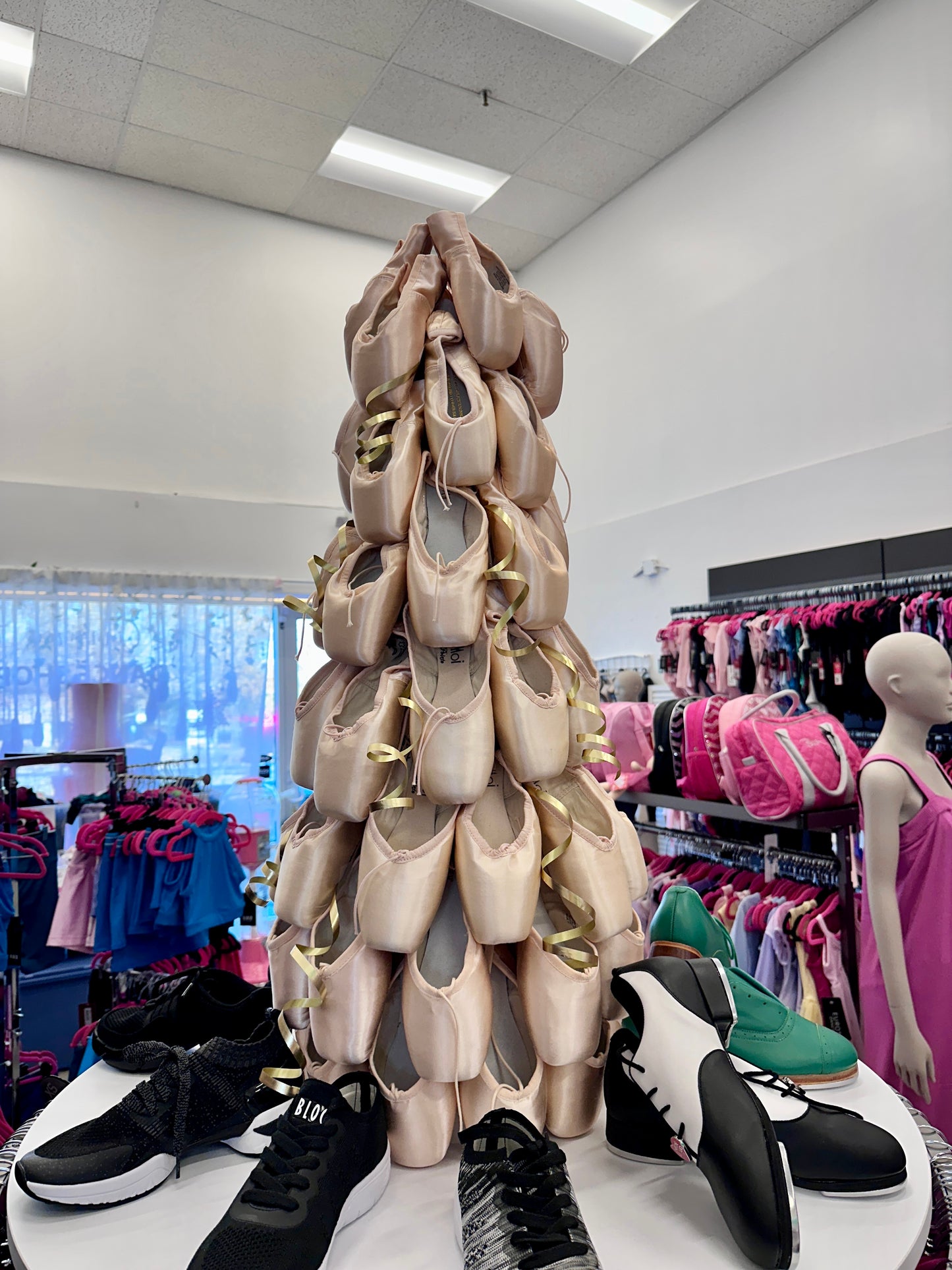 Pointe Shoe Christmas Tree