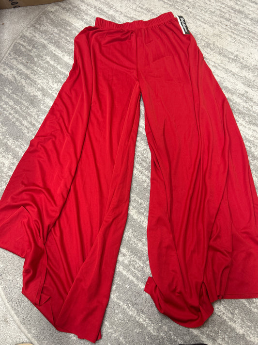 Body Wrappers Red Palazzo Pant (Large) - 565