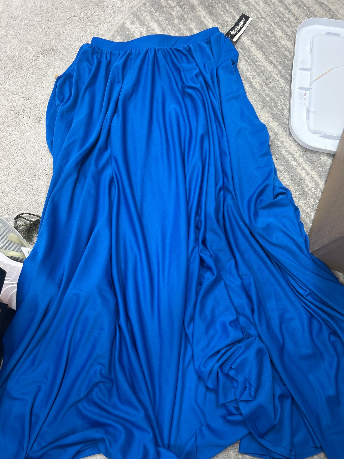 Body Wrappers Blue Praise Dance Skirt (L/XL) - 502
