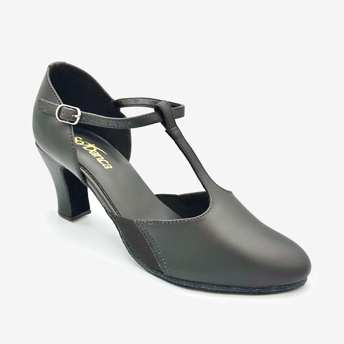 So Danca 2" T Strap - CH57 in black