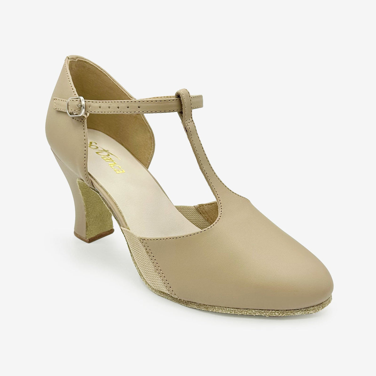 So Danca 2" T Strap - CH57 in tan