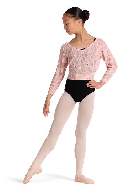 Bloch Child V-Neck Raglan Knit - CZ30010
